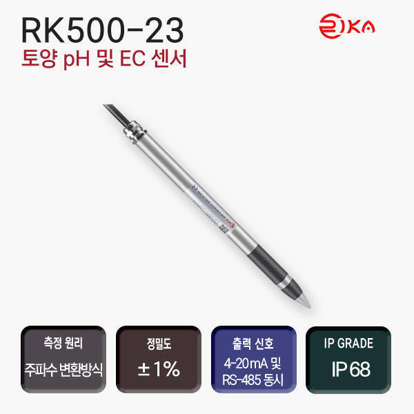 RK500-23 토양 pH 및 EC 센서